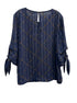 LuckyBrand · Elbow Length Top · Medium · NavyTan