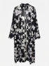 Topshop · Duster · Medium · BlackFloral