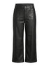 Edgelly · Edgelly High Rise Ankle Faux Leather Pants · 8 · Black