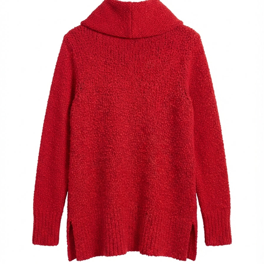 J.Jill · CowDrape · Medium · Red