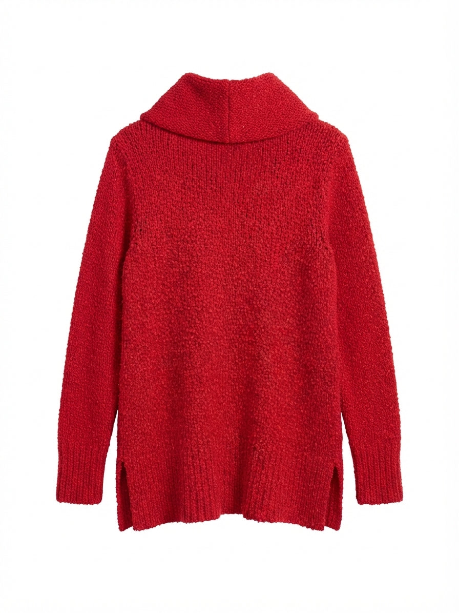 J.Jill · CowDrape · Medium · Red