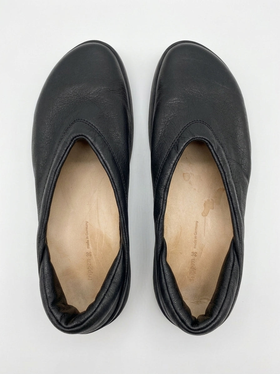 Trippen · Slip Ons · 8.5 · Black