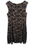 Vince Camuto · Lace Dress · 12 · BlackNude