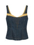 Topper Prairie Underground · Corset top · Large · Blue