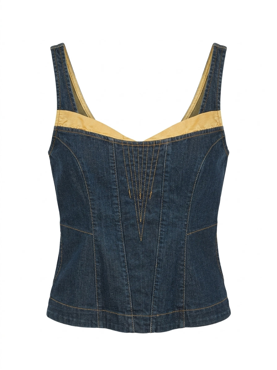 Topper Prairie Underground · Corset top · Large · Blue