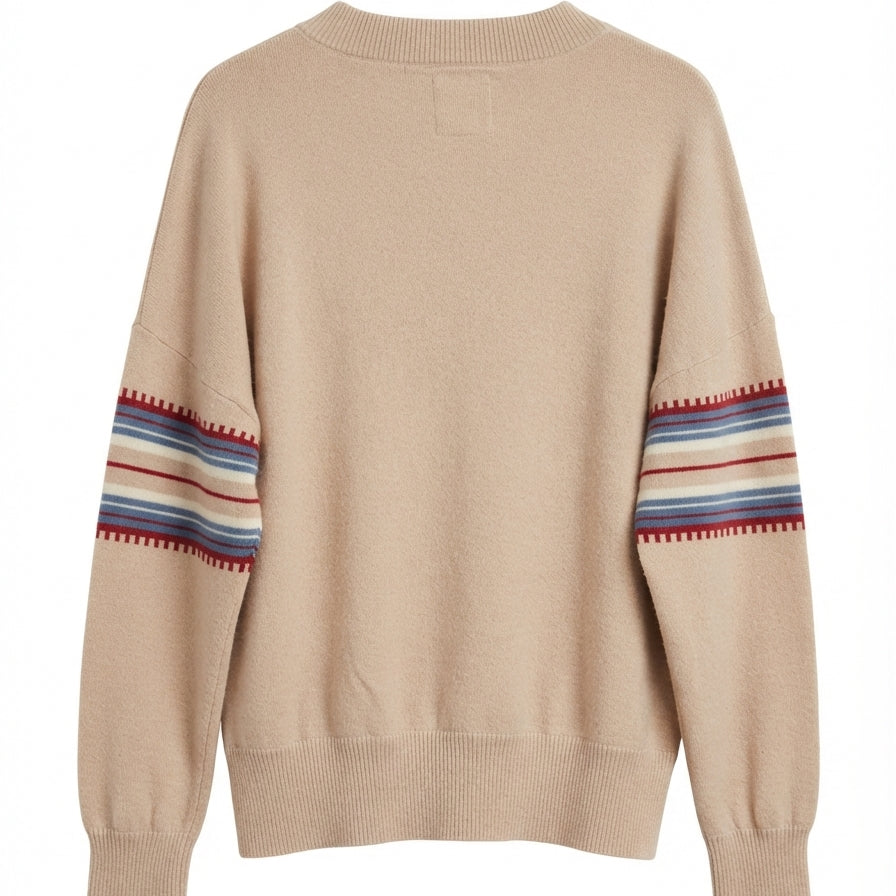 Cotton & Rye · thunderbird sweater · Large · Beige Multi