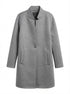 Steve Madden · Scuba Knit Single Button Jacket · Medium · Gray