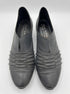JosefSeibel · Tina Ruched Leather Slip On Shoe · 9.5 · Gray