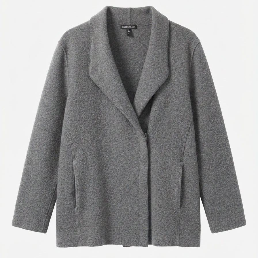 Eileen Fisher · Open drape Cardigan · Large · Gray