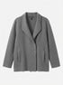 Eileen Fisher · Open drape Cardigan · Large · Gray