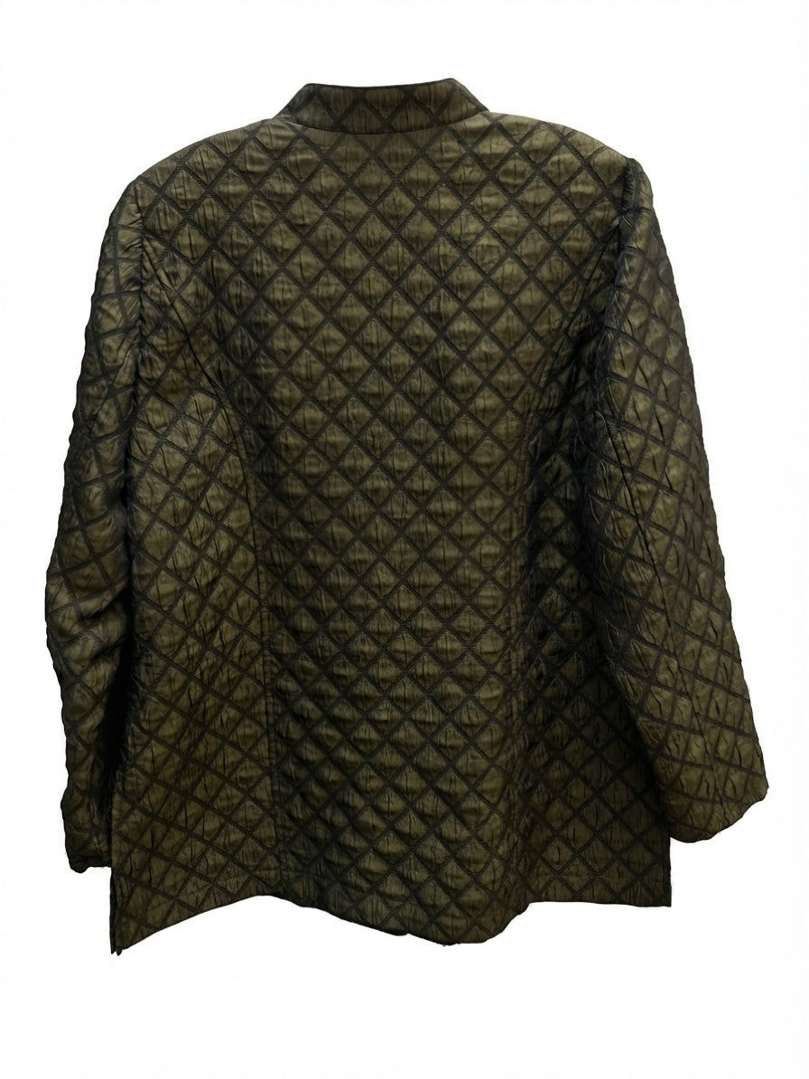 Coldwater Creek · Quilted Jacket · MediumPetite · Olive Iridescent