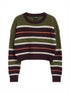 Hot Topic · Cropped Sweater · Medium · GrnBrown