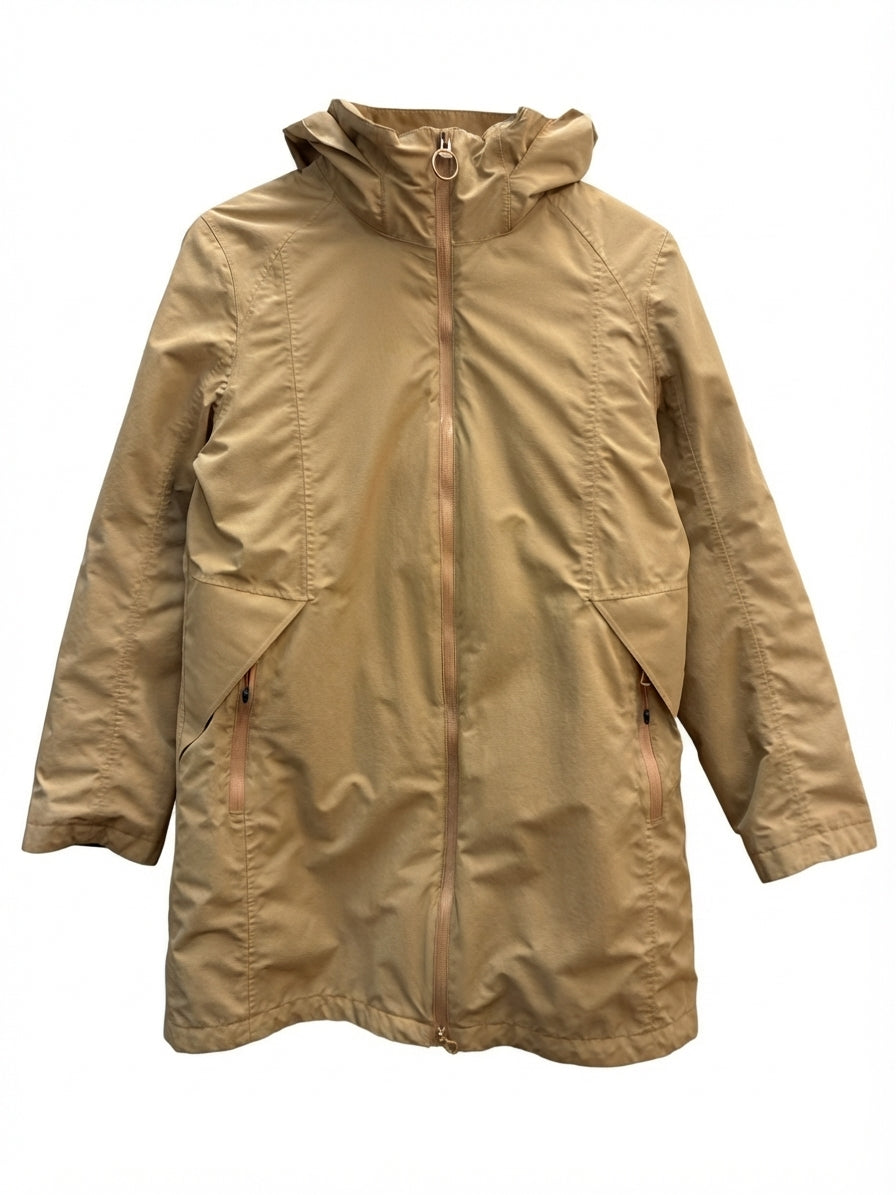 LandsEnd · 3 In 1 Jacket · Medium Petite · TanCopper