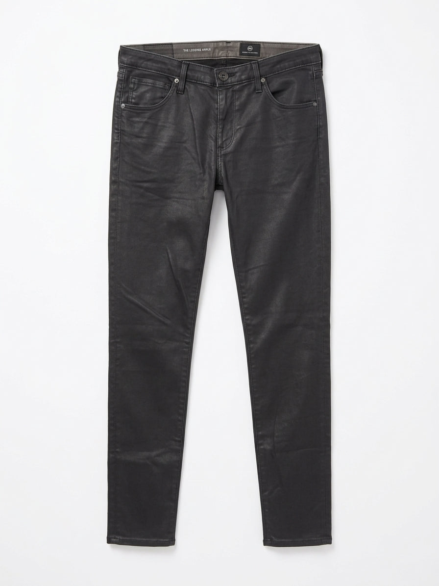 AG · The Legging Ankle · 10 · Soft Black