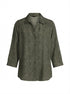 Adrianna Papell · Shirt · 1X · ForestWhite