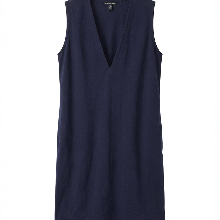 Eileen Fisher · Sleeveless V-Neck, Has pockets · XXS · Navy