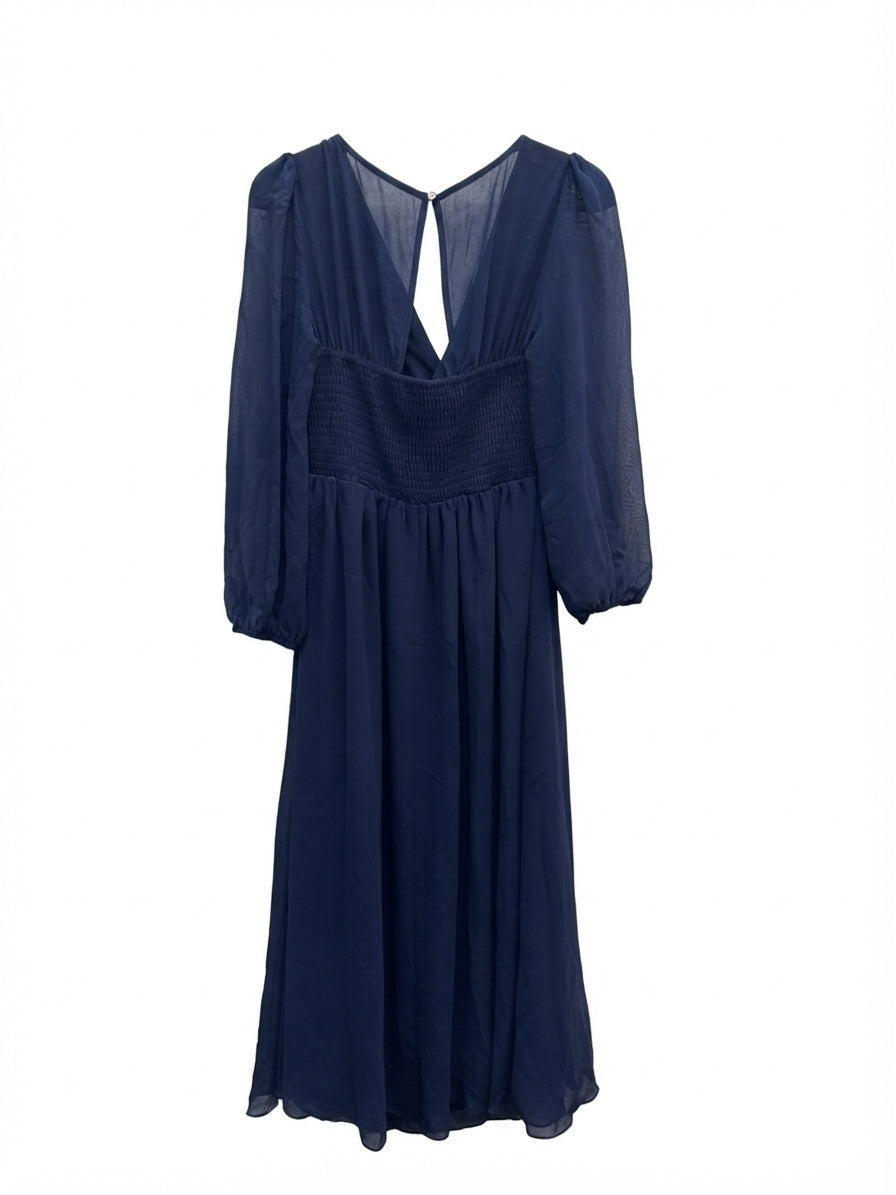 Mistress · Embroidered Maternity Dress · 6 · Navy