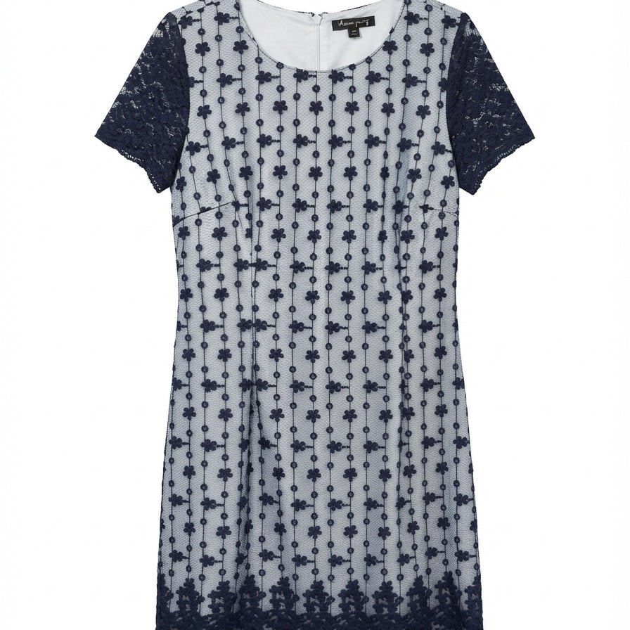 Sharagano · Dress · 14 · NavyBlue