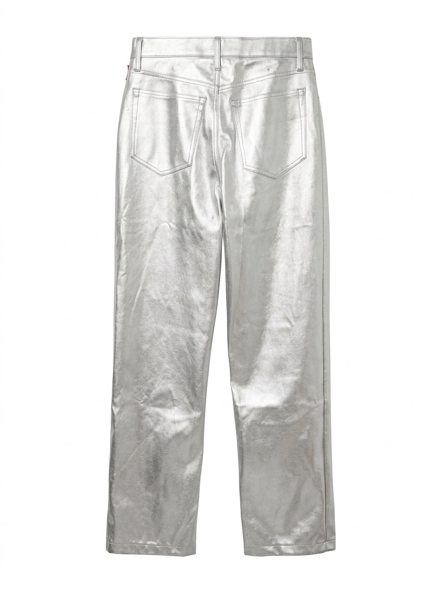 Abercrombie · 90's relaxed high rise · 6 · Silver