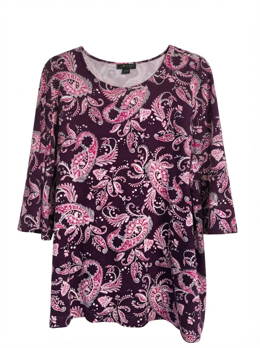 J Jill · Blouse · Large · PinkPurple