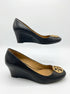 Tory Burch · Chelsea Wedge Pumps · 9.5 · BlackGold