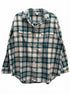 Old Navy · CreamGrn Flannel · Large · CreamGrn