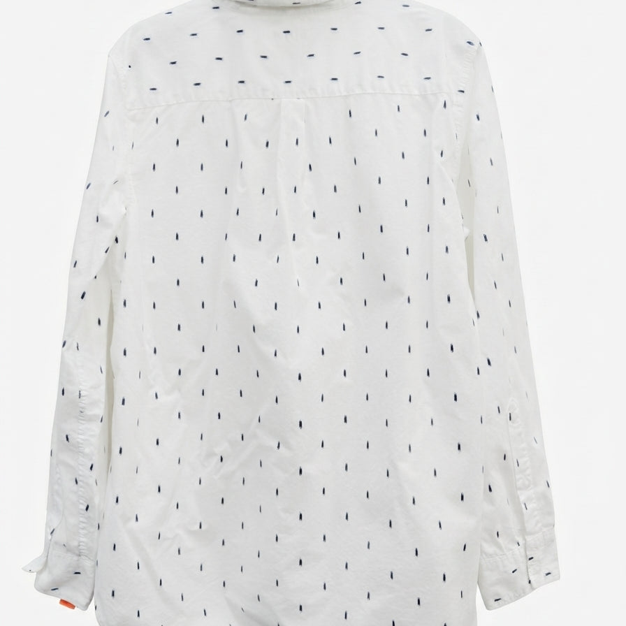 Garnet Hill · Shirt · 8 · WhiteNavy
