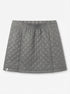 Novara · Quilted Cycling Skirt · Large · Gray