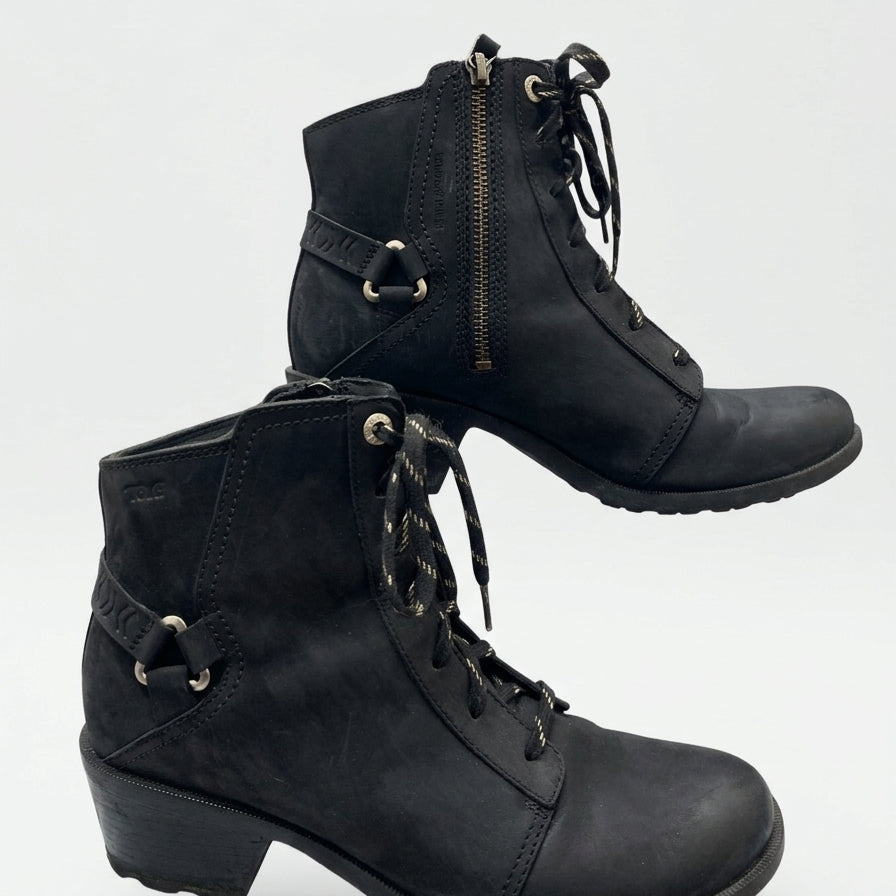 Teva · Foxy Lace Waterproof boot · 9.5 · SoftBlack