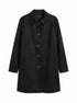 Tahari · Faux Suede Coat · 2X · Black