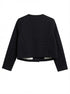 Eureka · Geotextured Snap Button Blazer · XSmall · Black