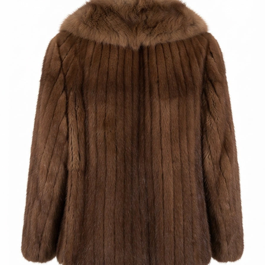 Everitt Buelow · Mink Jacket · OS · Brown