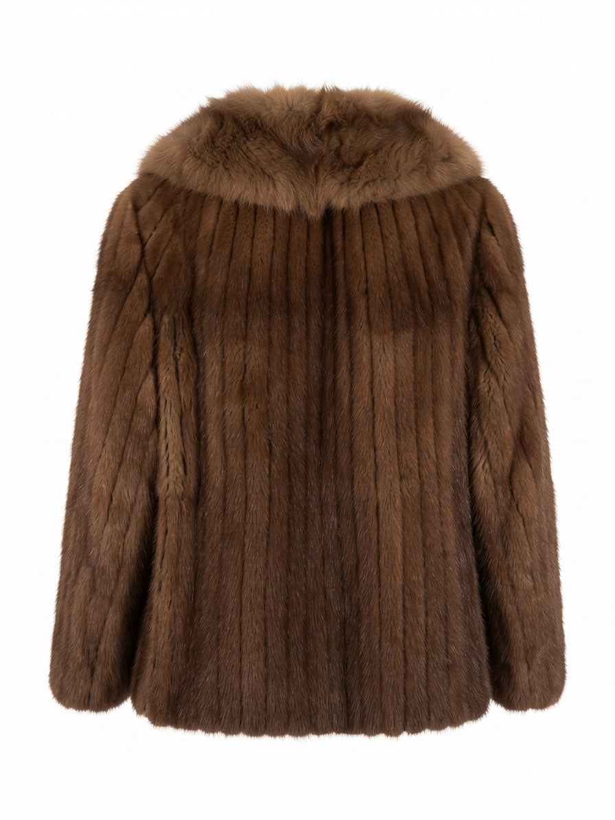 Everitt Buelow · Mink Jacket · OS · Brown