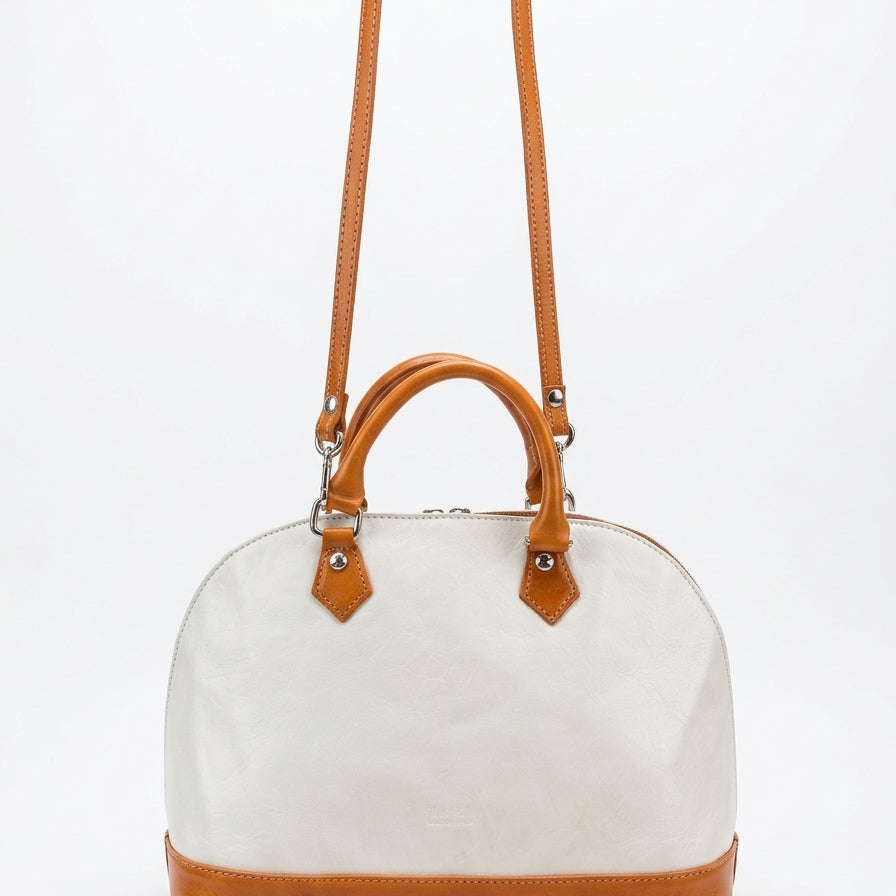 Vera Pelle · Convertible Bag · Handbag · TanCream
