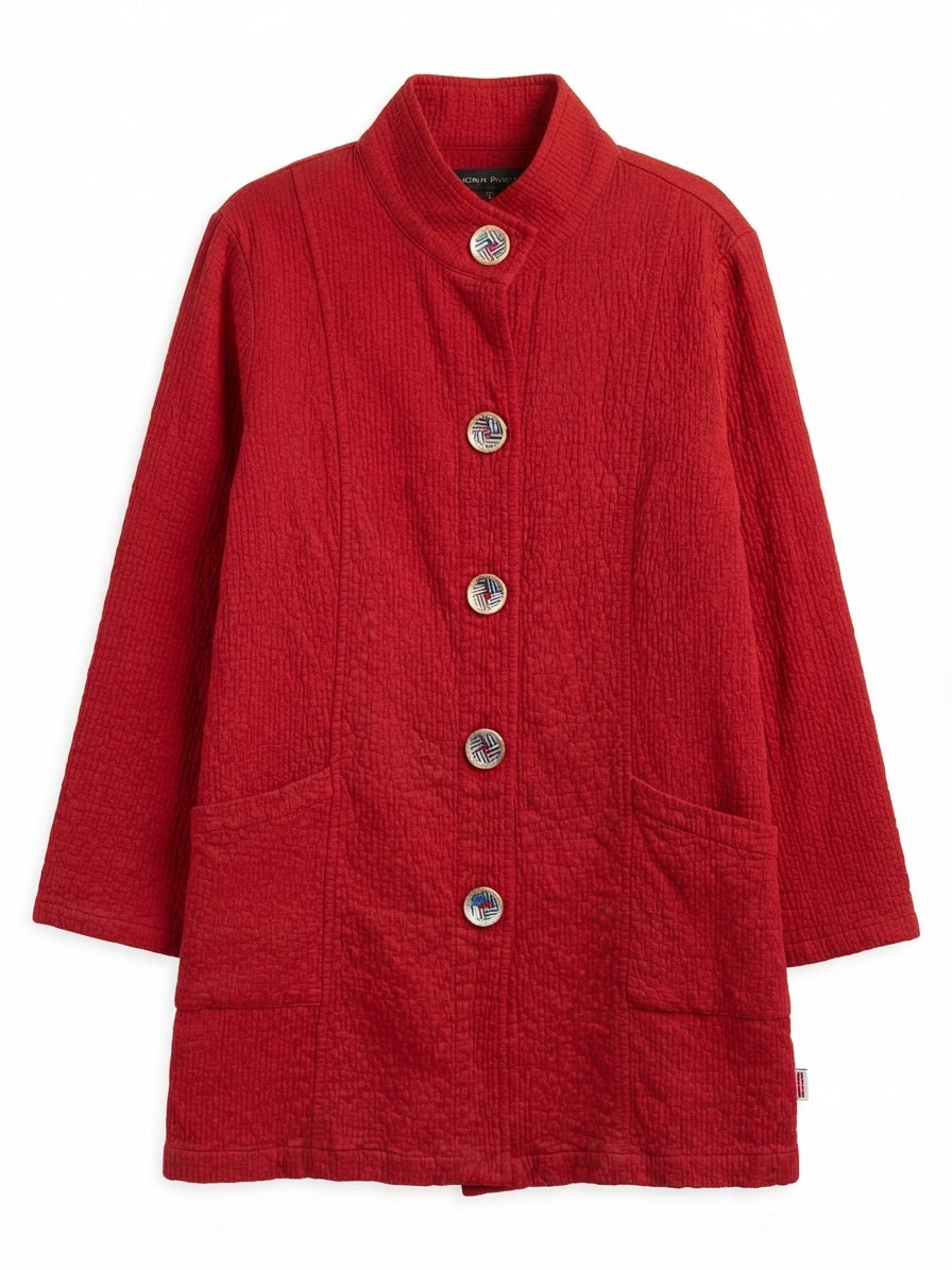 Focus By JJ · Jacket · Small · Red