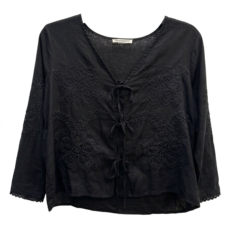 Christian Siriano · Blouse · Medium · Black