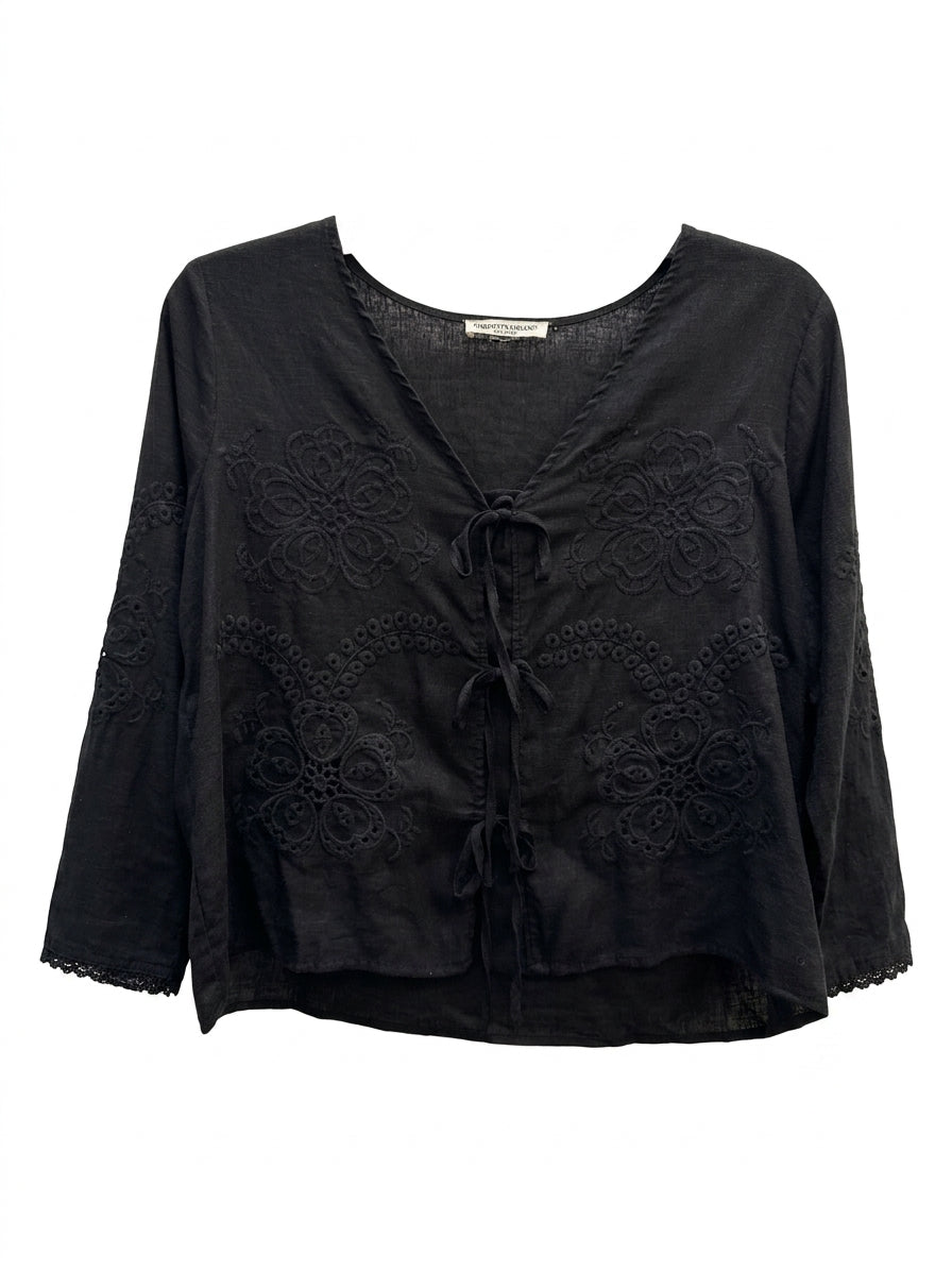 Christian Siriano · Blouse · Medium · Black