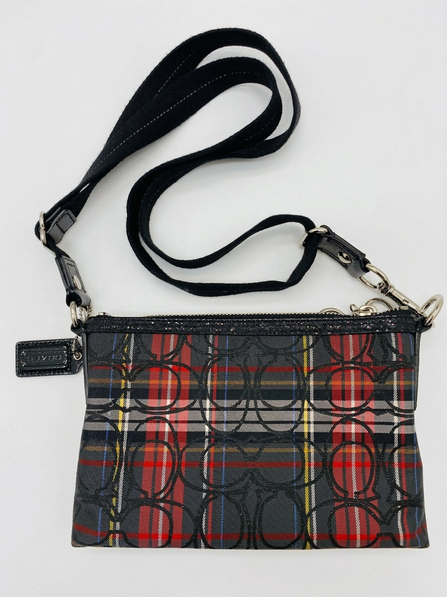 COACH · Vintage Poppy Tartan Plaid Crossbody · Crossbody · Black Multi