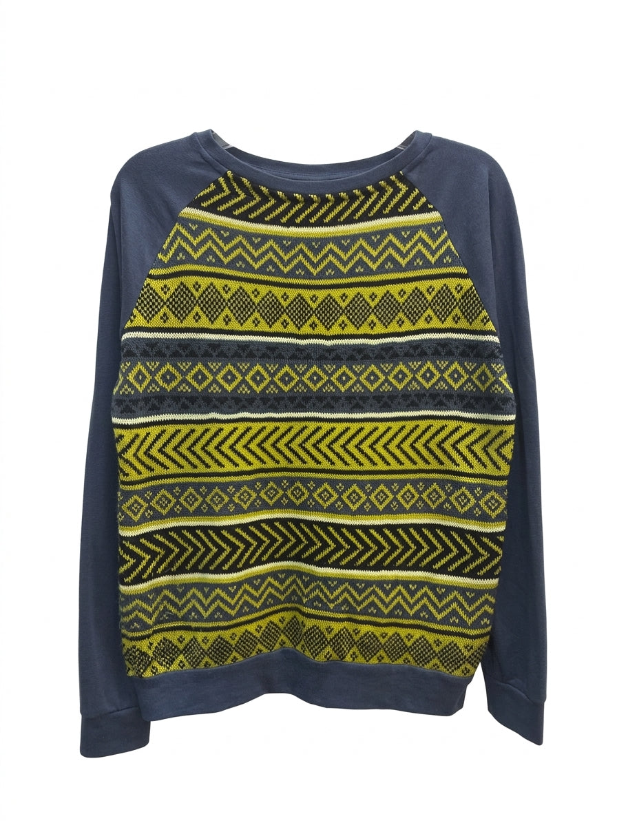 KK Krochet Kids · Knit Top · Large · SteelBlue