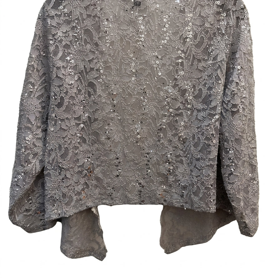 Candalite · Blouse · 2X · Silver