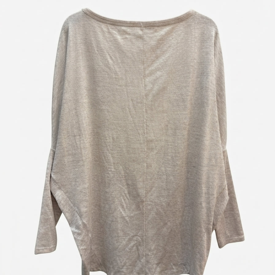 White House Black Market · Dolman sleeve tunic top · Medium · Oatmeal
