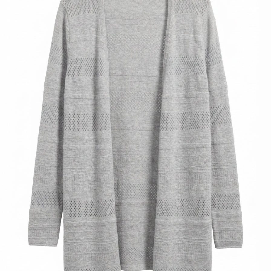 Charter Club · Cashmere Cardigan · Large · Light Gray