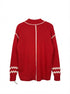 Talbots · Snowflake Mockneck · Medium · Red/White