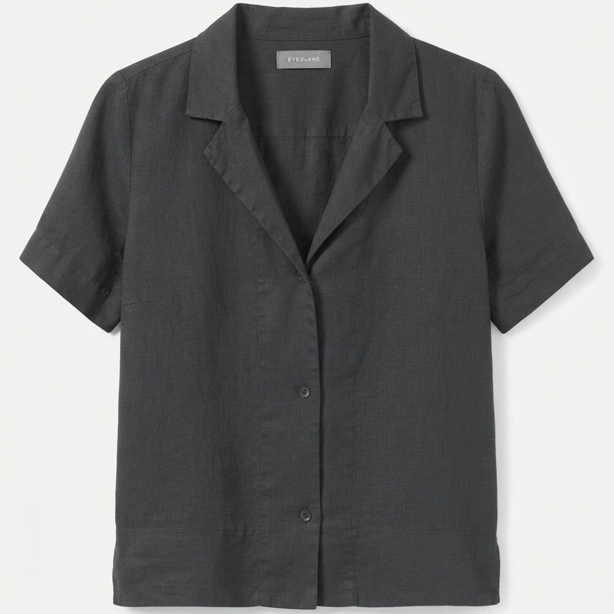 Everlane · ShortSleeve Shirt · Small · Soft Black