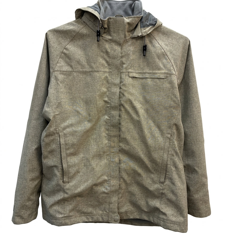 REI · Hooded Jacket · Large · Moss