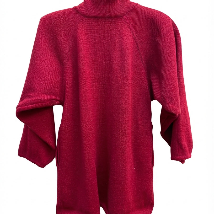 Le Roy · One Button Fashion Cardigan · Small · Red
