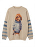 Fashion Sweater · Classic Style FashionSweater Dachshund · XLarge · BeigeBlue