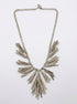 Vintage Rhinestone Necklace · Cascading Rhinestone Necklace · 16 · Silvertone