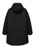 Weatherproof · Long Jacket Hooded Quilted Puffer · XLarge · Black