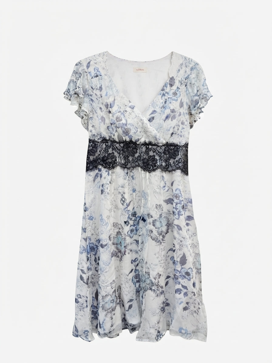 Sundance · Flutter Sleeve · 8 · CreamFloral
